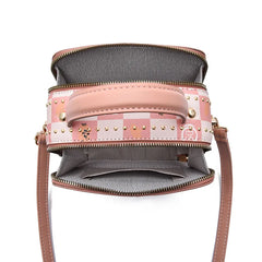 Summer PU Leather Women Shoulder Bag Plaid Female Crossbody Bag