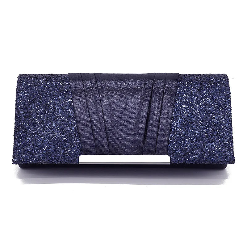 High-Quality Chain Clutch Bag Pink Flap Shoulder Bag