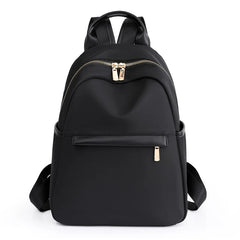 Oxford Female Backpack Casual Ladies Shoulders Bag Small Solid Zipper Women Trav