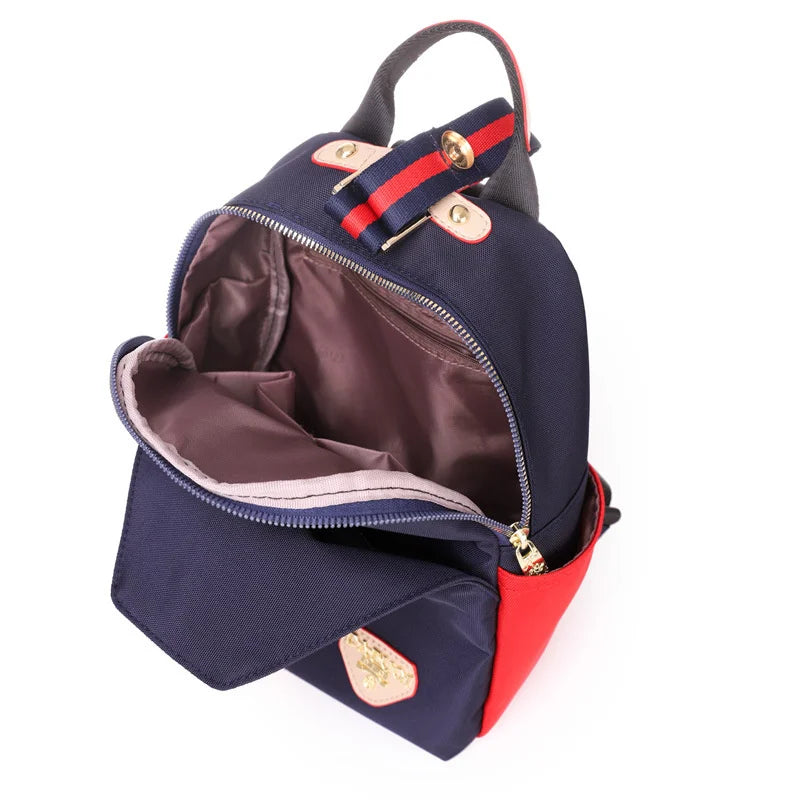 Oxford Anti-theft Woman Backpack Small School Bag Lightweight