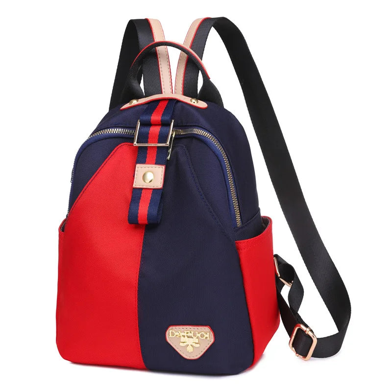 Oxford Anti-theft Woman Backpack Small School Bag Lightweight