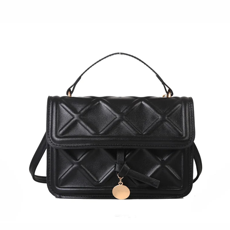 Classic Shoulder Bag for Women High-Quality Satchel Girls PU Leather