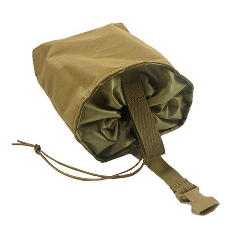 Tactical Folding Dump Drop Magazine Pouch Paintball Military Outdoor Tool