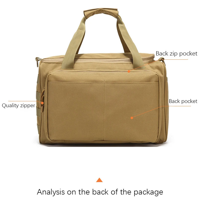 Tactical Training Bag 600D Waterproof Gun Shooting Range Bag