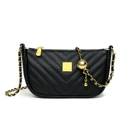 Cowhide Leather Women Crossbody Bag and Office Worker Lad