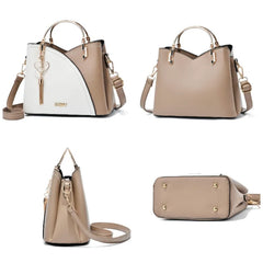 Tassel Bucket Crossbody Bags Large Capacity Shoulder Bag