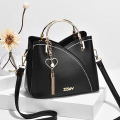 Tassel Bucket Crossbody Bags Large Capacity Shoulder Bag