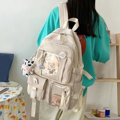 Teen Girls Backpack Anti Theft School Bag Large Capacity