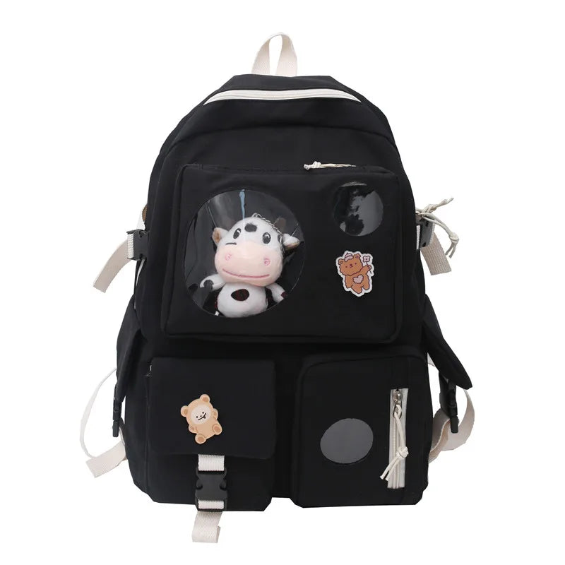 Teen Girls College Bookbag Student Backpack Bag