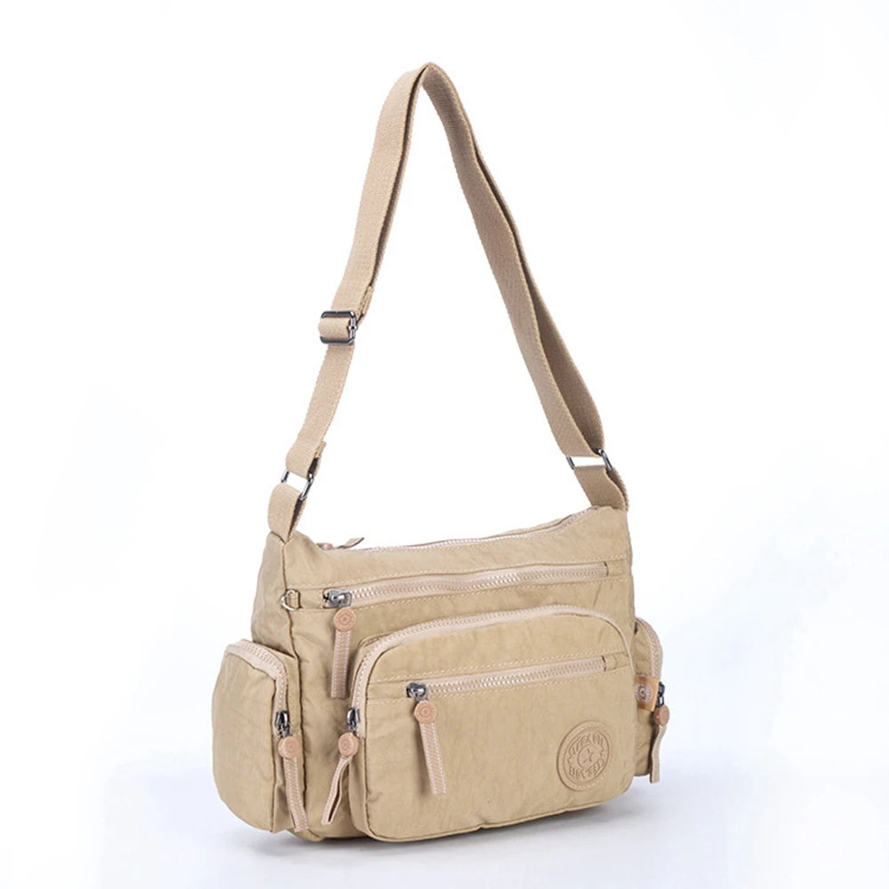 Tegaote Shoulder Bag for Women Outdoor Messenger Bags Crossbody Zipper Bag