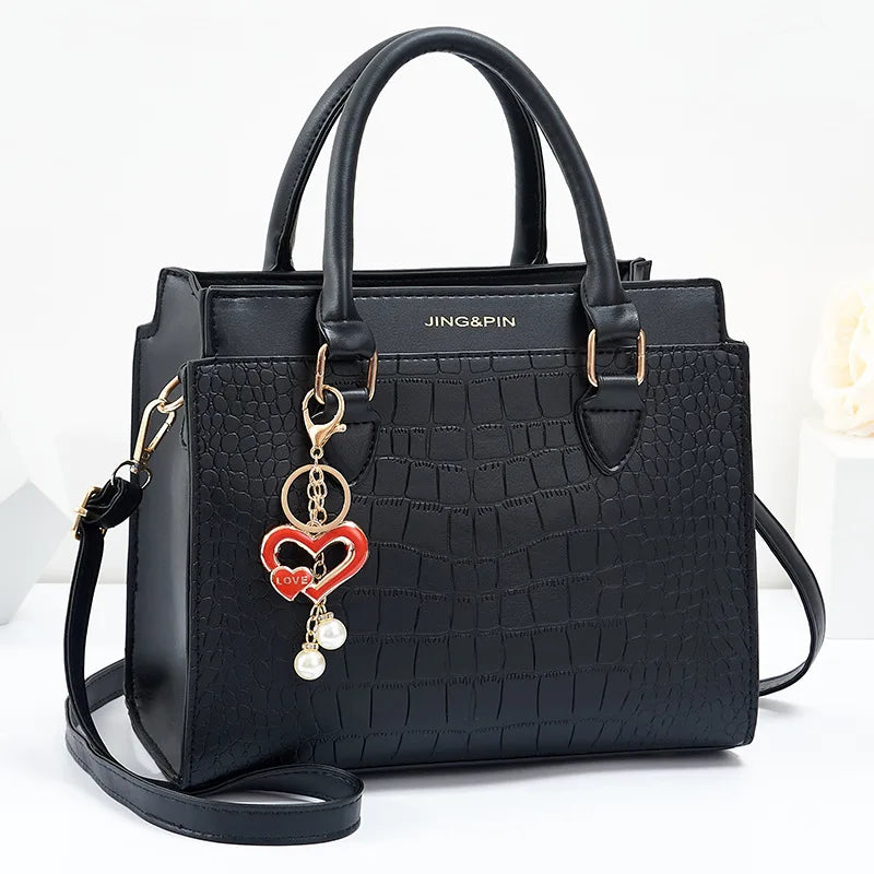 Temperament All-match Shoulder Handbag Women Autumn Large-capacity Ladies