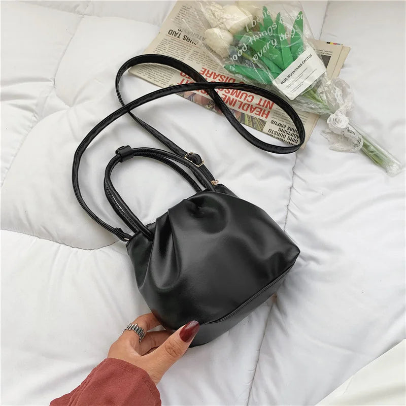 Temperament Women Bags Crossbody Shoulder Handbag Slung Bucket Bag