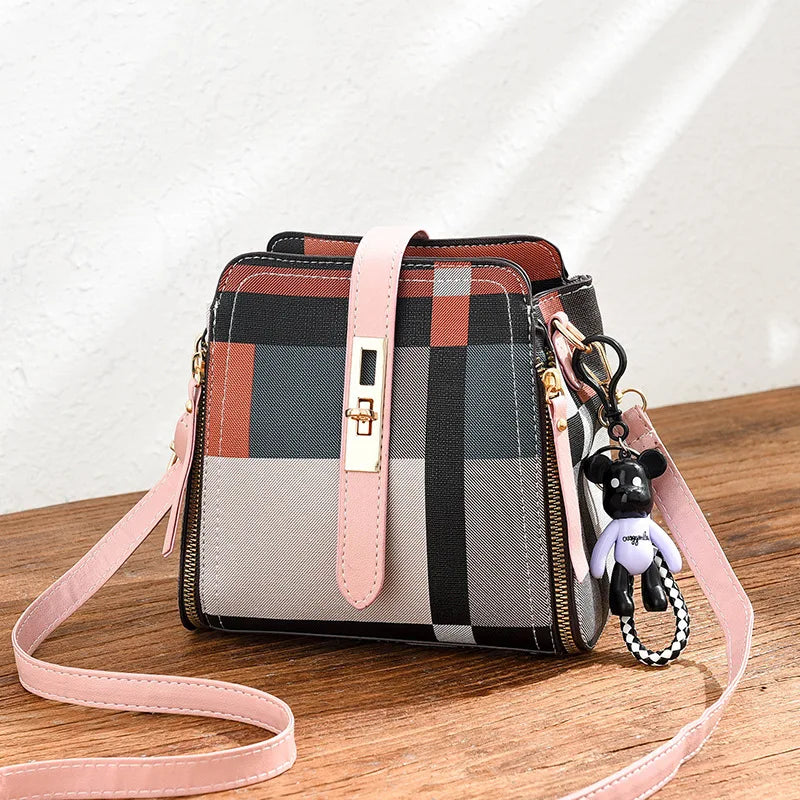 Textured Small Bag Ladies Hot All-match Net Red Women's Handbag