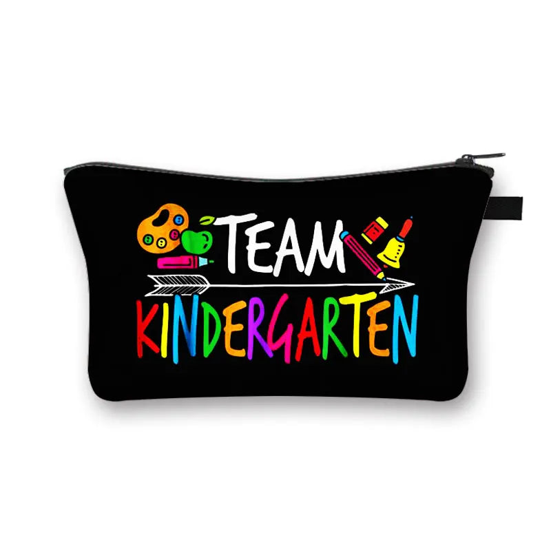 Teacher Superhero Cosmetic Case Makeup Bag