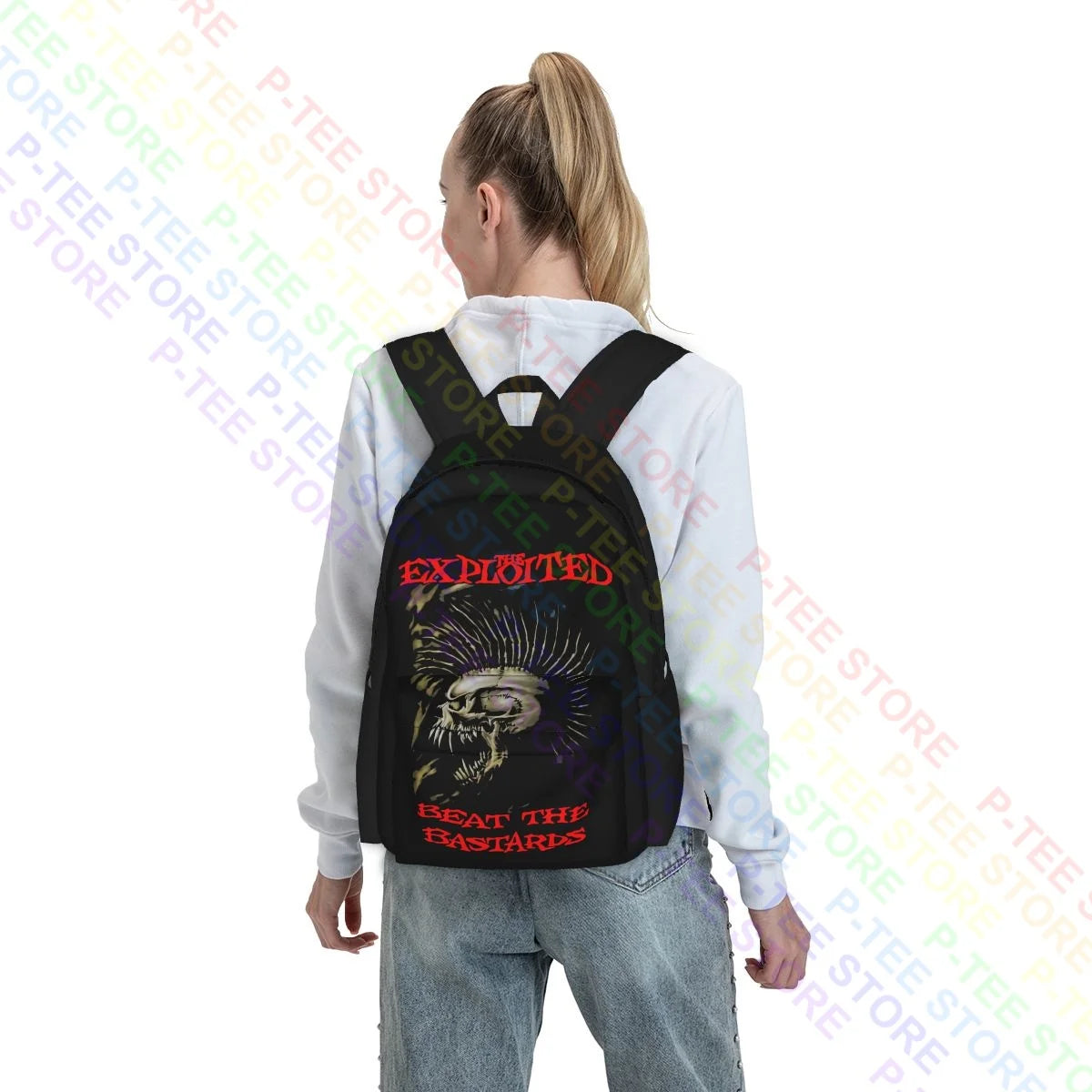 The Exploited Beat The Bastard Punk Backpack