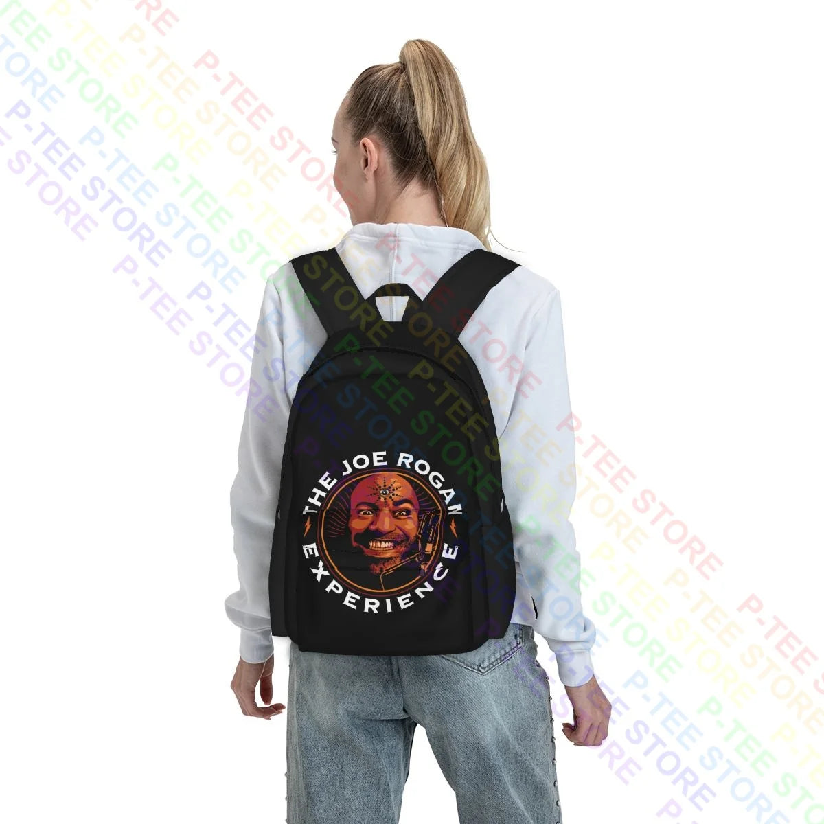 Joe Rogan Experience Backpack Large Capacity Travel Shopping Bag