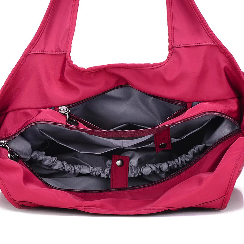 Oxford Washed Casual Shoulder Handbag