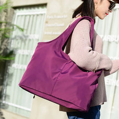 Oxford Washed Casual Shoulder Handbag