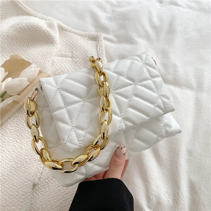 Fall/Winter Chain One-Shoulder Tote Bag