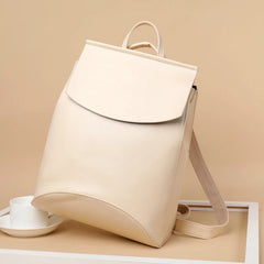 High Youth Leather Women Backpack for Teenage Girls