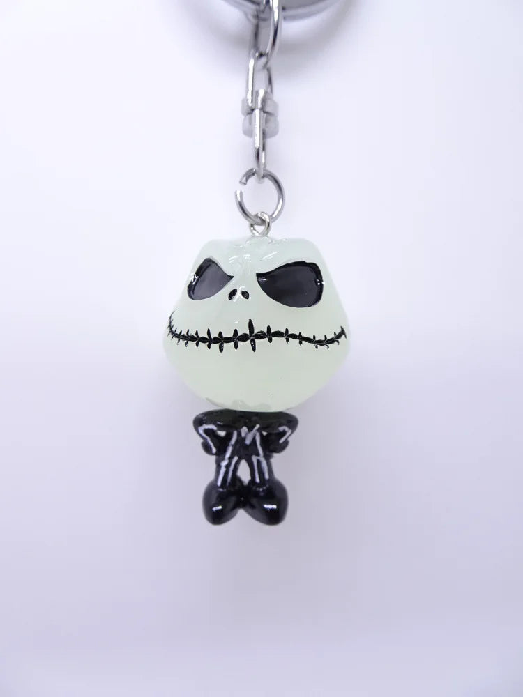 Anime Pumpkin King Jack Pendant Keychain Car Key Ring Mobile Phone Bag
