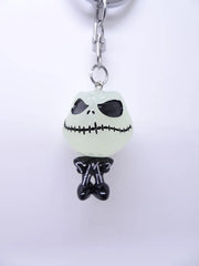 Anime Pumpkin King Jack Pendant Keychain Car Key Ring Mobile Phone Bag