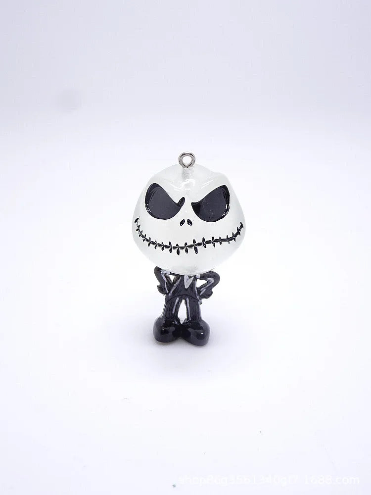 Anime Pumpkin King Jack Pendant Keychain Car Key Ring Mobile Phone Bag