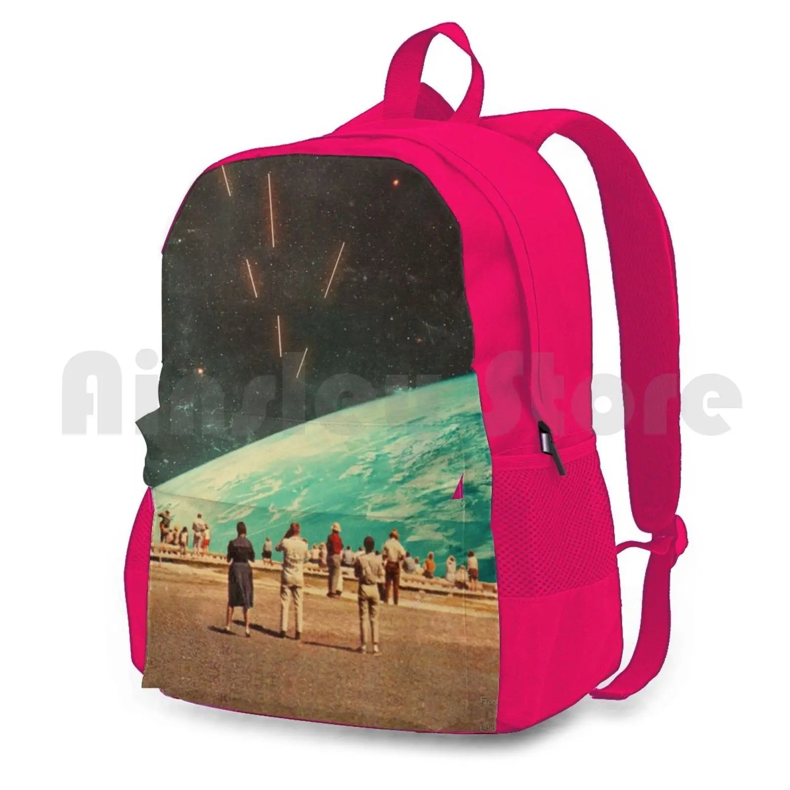 Vintage Retro Hiking Backpack Waterproof Camping Travel