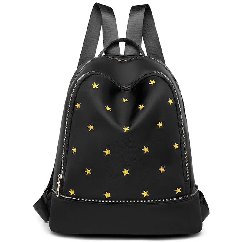 Water Repellent Oxford Cloth Starry Backpack