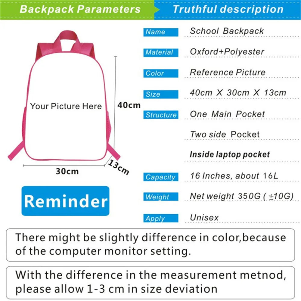 Umbrella Academy School Bags Boy Girl Backpack Men Women Children Cartoon