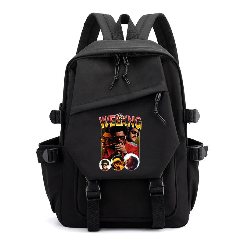 The Weeknd Vintage Canvas Student Schoolbags