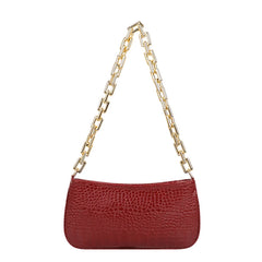 Thick Chain Shoulder Bag Minimalist Women Handbags Vintage Clutches