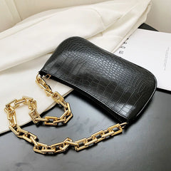 Thick Chain Retro Shoulder Bag Minimalist Women Bag Handbags For Women