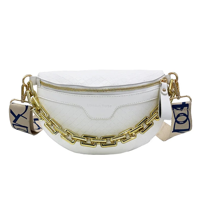 Plaid Crossbody Waist Bag for Women