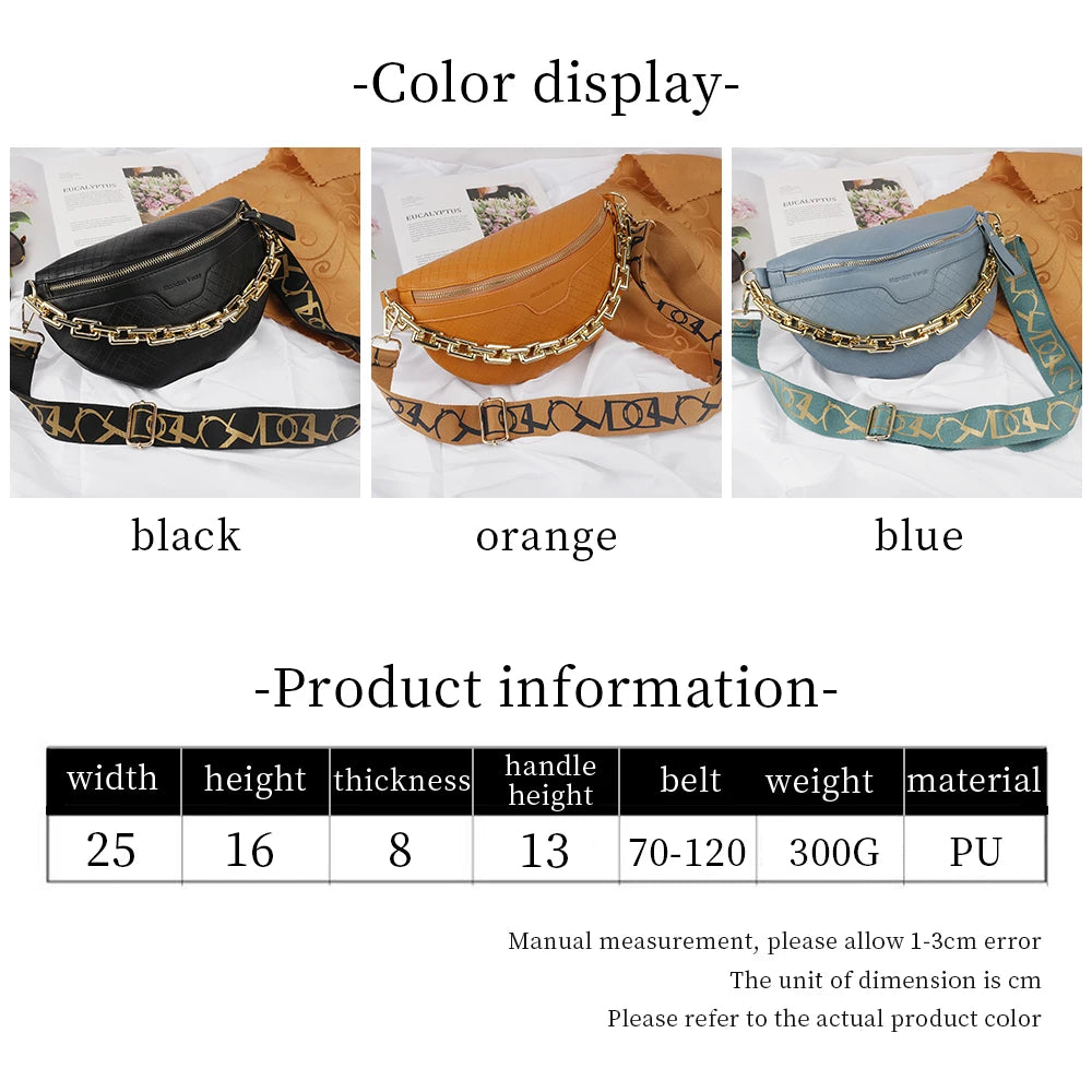 Plaid Crossbody Waist Bag for Women