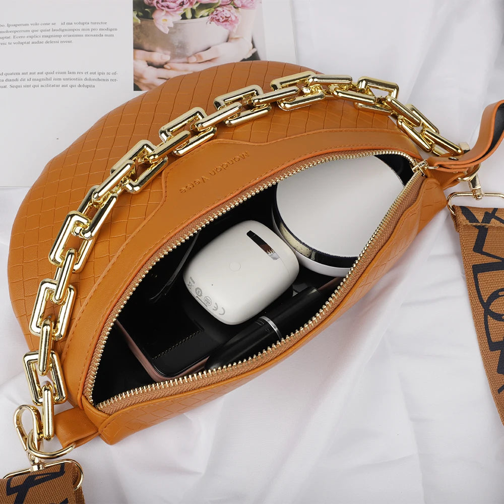 Plaid Crossbody Waist Bag for Women