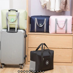 Foldable Travel Bag For Women And Men Zipper Storage Pouch Clothes Organizer