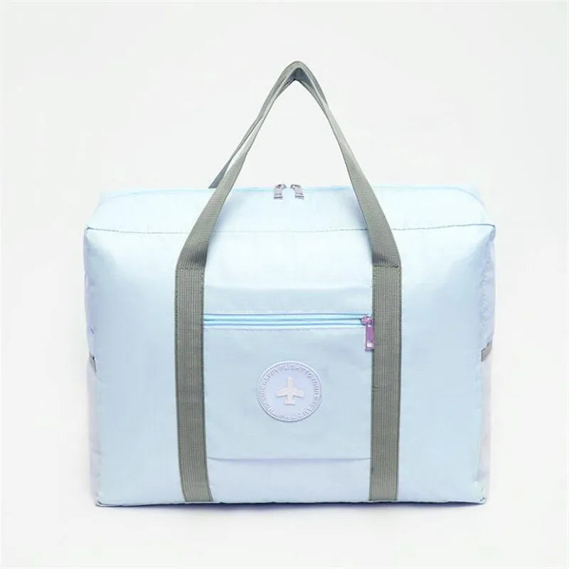 Foldable Travel Bag For Women And Men Zipper Storage Pouch Clothes Organizer