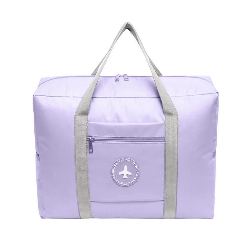 Foldable Travel Bag For Women And Men Zipper Storage Pouch Clothes Organizer