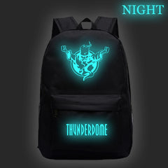 Thunderdome Luminous Backpack Boys Girls School Backpack