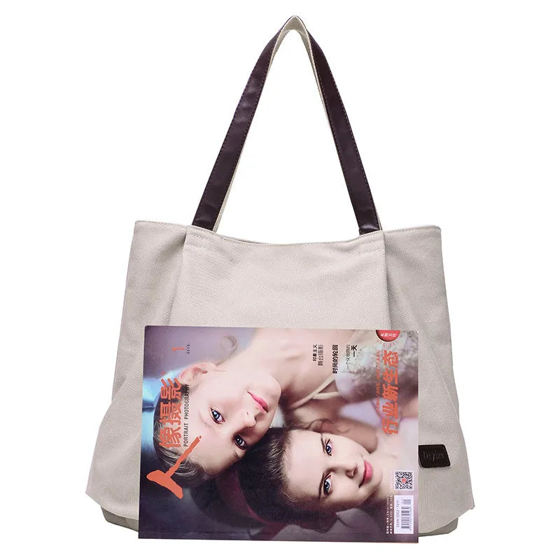 Tilorraine Women's Canvas Handbag Large Capacity Versatile Bag