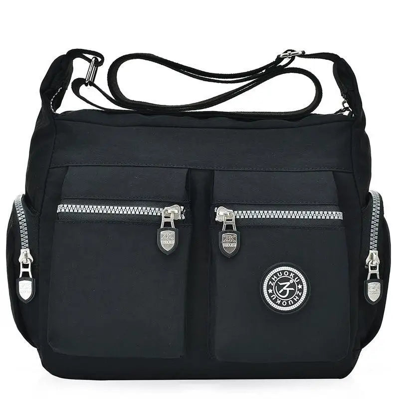 Tilorraine Nylon Shoulder Crossbody Bag Solid Versatile Small Size