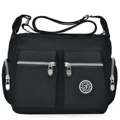 Tilorraine Nylon Shoulder Crossbody Bag Solid Versatile Small Size