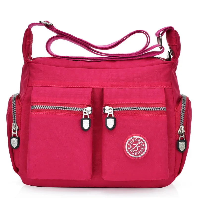 Tilorraine Nylon Shoulder Crossbody Bag Solid Versatile Small Size
