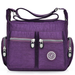 Tilorraine Nylon Shoulder Crossbody Bag Solid Versatile Small Size