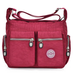 Tilorraine Nylon Shoulder Crossbody Bag Solid Versatile Small Size