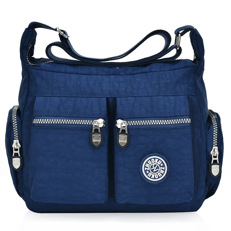 Tilorraine Nylon Shoulder Crossbody Bag Solid Versatile Small Size