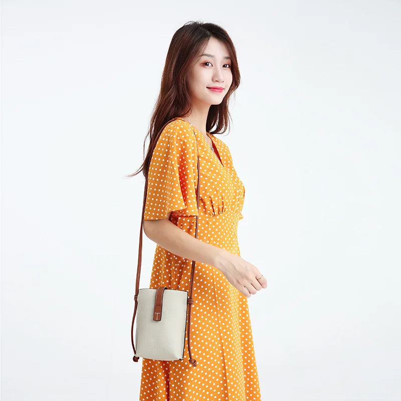 Tilorraine Leather Bag Women Crossbody Mini Buckle