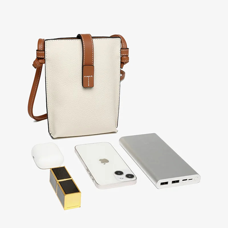 Tilorraine Leather Bag Women Crossbody Mini Buckle