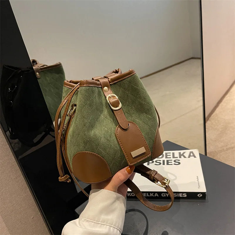 Tilorraine Small Bucket Bag Women's Bag Versatile Messenger Bag